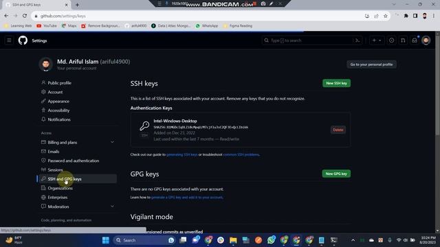 2. Copy ssh key and set ssh key in remote github account смотреть онлайн