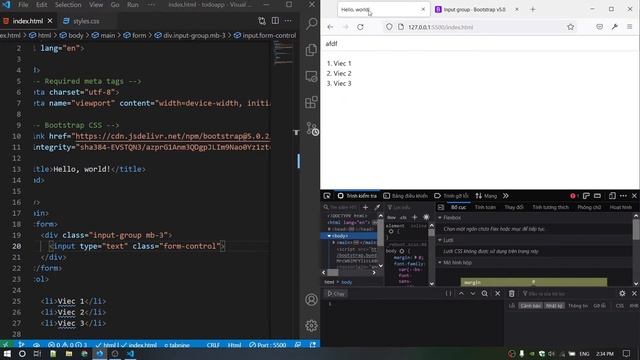 Video 2: Bootstrap v5.0 | Todo app смотреть онлайн