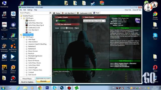 Flawless Widescreen   как пользоватьcя (Убераем черные полосы в играх)