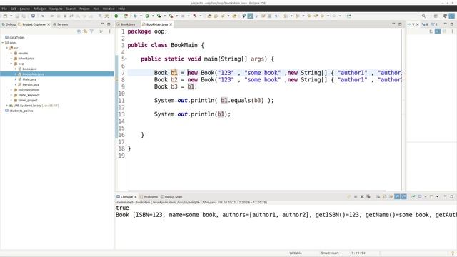 #027 java hashCode() | toString() |equals() Object class methods - جافا смотреть онлайн