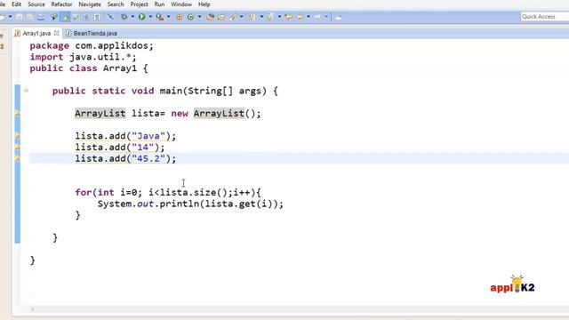 ArrayList Dinámicos | Simples y con JavaBeans | Tutorial de Java смотреть онлайн