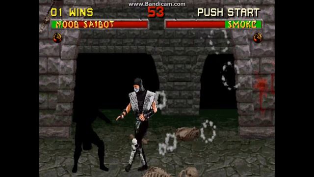 Mortal Kombat 2 (Arcade)- Noob Saibot VS. Smoke смотреть онлайн