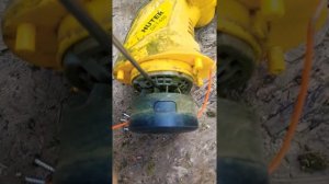 Как снять головку на электро триммере Huter Get 600