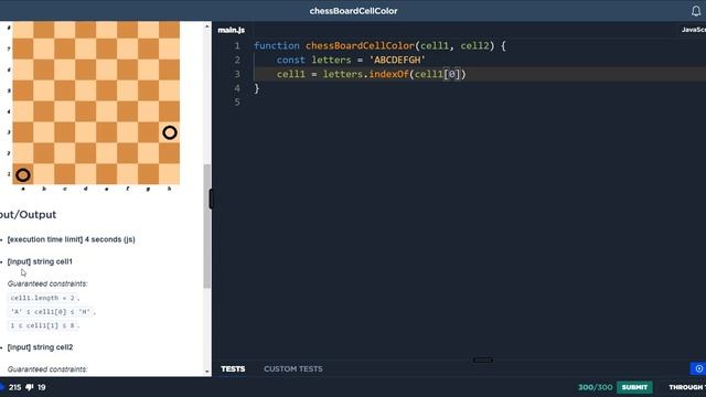 Chess Board Cell Color - Javascript - Code Signal смотреть онлайн