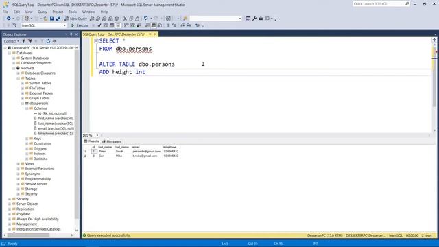 How to ADD COLUMN to table in SQL смотреть онлайн