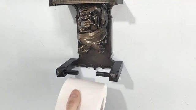 Держатель туалетной бумаги с полочкой,Toilet paper holder with shelf 2 смотреть онлайн