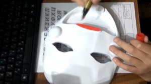 Как сделать маску марионетки из игры FNAF 2 (2 часть)