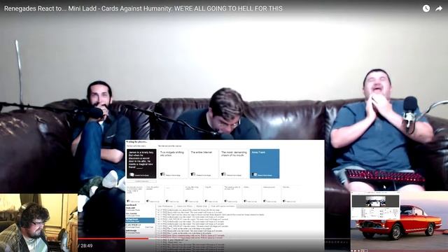Reaction to Renegades React to MniLadd's CAH gameplay - this was done on a whim смотреть онлайн