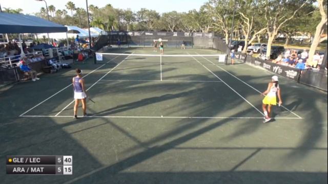 QUINN GLEASON/ELIXANE LECHEMIA V EMILIANA ARANGO/MARIA MATEAS - W60 VERO BEACH смотреть онлайн