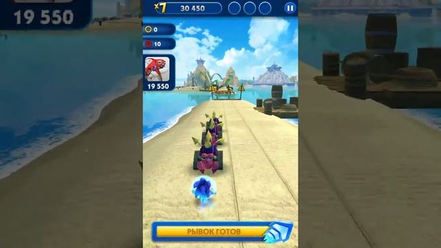 Обзор игры Sonic Dash? смотреть онлайн