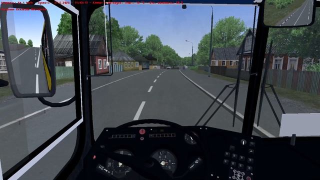 Omsi2. Поездка на автобусе г.Жлобин Нёман-5201 (АА 6266-3) на карте Чистогорская область, маршрут 1 смотреть онлайн