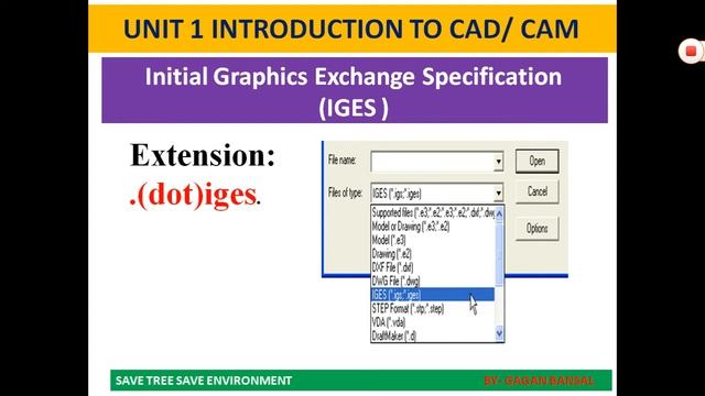 CAD/ CAM IGES & STEP GRAPHIC STANDARDS || GAGAN BANSAL смотреть онлайн