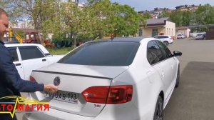 Лип спойлер установка на фольксваген