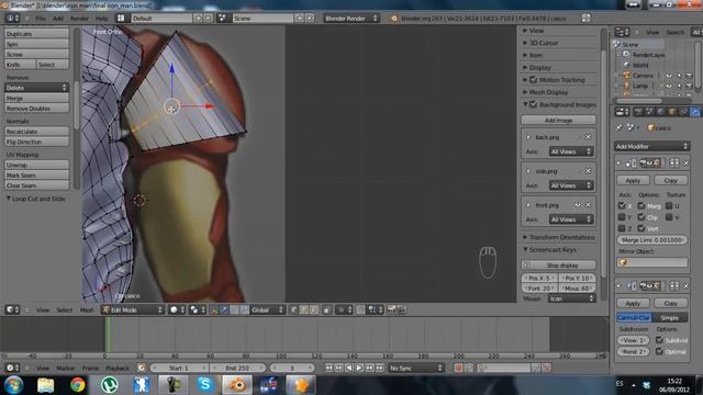 Blender 3D - Iron Man parte 2/2 смотреть онлайн