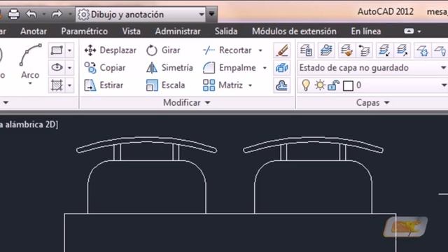 17.3-a Edición de objetos (Curso Autocad 2012, www.guiasinmediatas.com) смотреть онлайн