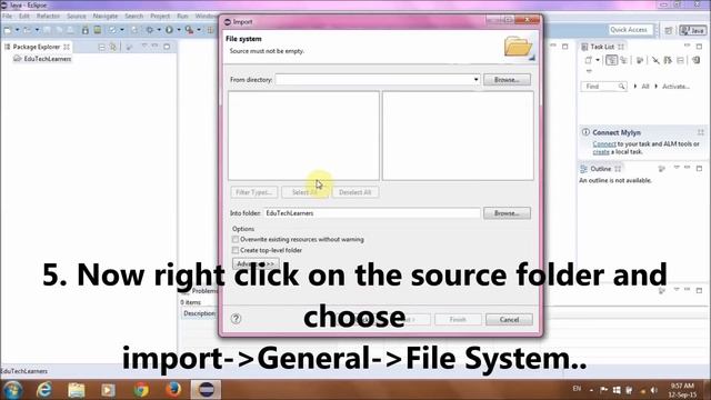 How to import an existing Java Project in Eclipse смотреть онлайн