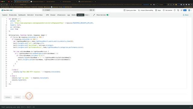 Using Synthetics to bring Lighthouse data to New Relic смотреть онлайн