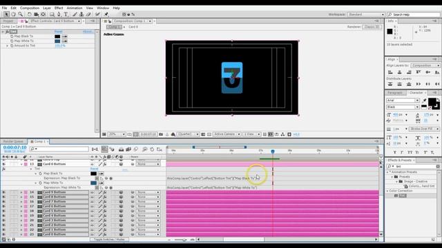 Flip Clock Countdown and Up - Adobe After Effects tutorial смотреть онлайн