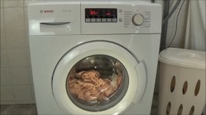 BOSCH WAB28220 washing machine, Easy-care Plus intensive wash 30 degrees program test example #296