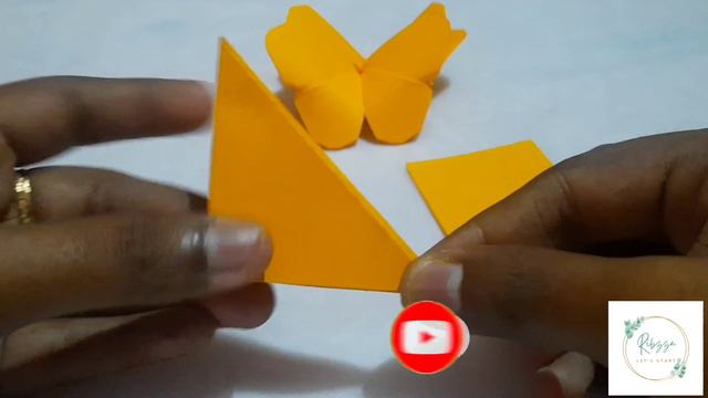 Origami Butterfly🦋Tutorial - Simple Paper Butterfly - Ribzza Let's Start смотреть онлайн