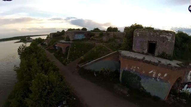 Форты острова Котлин с воздуха смотреть онлайн