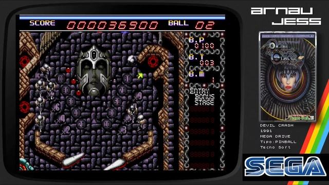 DEVIL CRASH, DEVIL´S CRUSH, DRAGON´S FURY Mega Drive смотреть онлайн