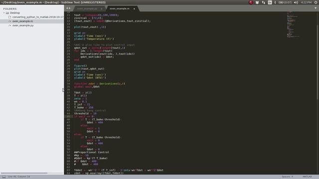 MATLAB/Python Help - Converting Python Code to MATLAB смотреть онлайн