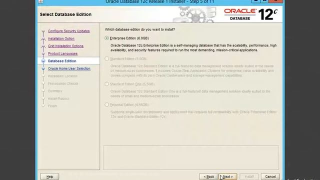 OTM 6.4.2 Installation Guide (Window Server 2012) - Part 09 - Install Oracle Database 12c смотреть онлайн