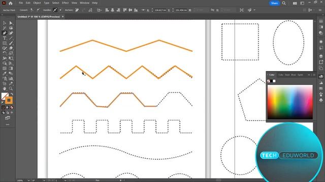 Adobe Illustrator Course Class 4 | How To Use Pan & Curvature Tool | Urdu / Hindi #pan_tool #ai