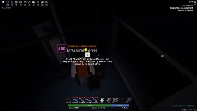 New Mission - Quarantine Assessment v1.5.0 Update (Rise of the Dead Roblox) смотреть онлайн