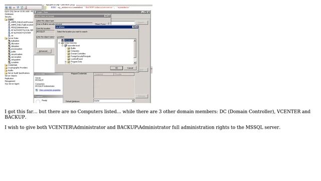 DevOps & SysAdmins: How do I give HOSTNAMEAdministrator access to MSSQL01 MySQL service? смотреть онлайн