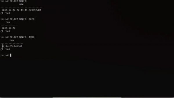 PostgreSQL: Timestamps And Dates Course | 2019