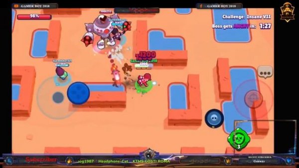 Brawl Stars Live Stream || Boss Fight