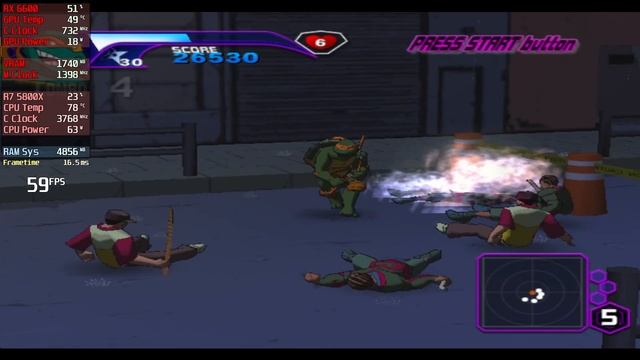 xemu | Teenage Mutant Ninja Turtles | 5800X | RX 6600 | 3x | 2023 смотреть онлайн
