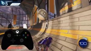 нарезка фристайл голов от начинающего фристайлера в рокет лиге (rocket league)