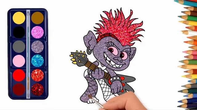 Trolls colors | how to draw trolls | куклы-тролли | как рисовать троллей смотреть онлайн