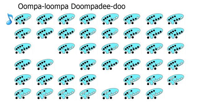 Oompa Loompa song ocarina tabs смотреть онлайн