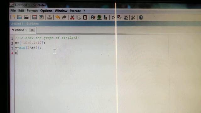 SCILAB PROGRAM-32 for sin(2x+3) смотреть онлайн