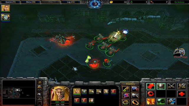 Warcraft III: The Frozen Throne - Alliance Campaign - Chapter 3 - The Dungeons of Dalaran смотреть онлайн