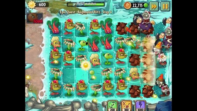 Plants vs. Zombies 2: It's About Time - Gameplay Walkthrough Part 469 - Beghouled Blitz Epic Quest! смотреть онлайн