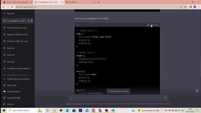 Create A Basic Website Template Using ChatGpt In Html, Css And JavaScript смотреть онлайн