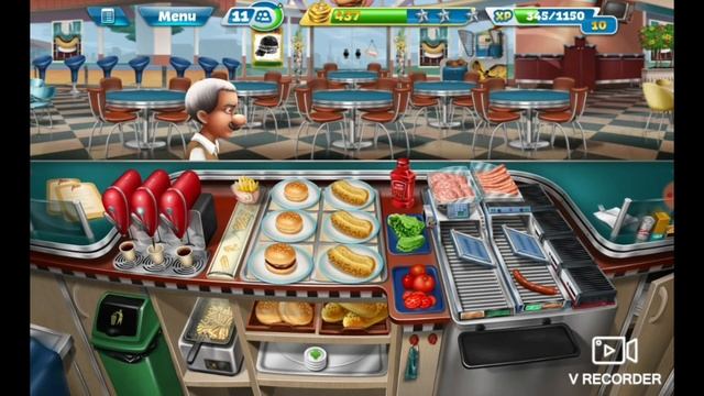 cooking fever game fast food restaurant level 40 gameplay @lovelydramachannel смотреть онлайн
