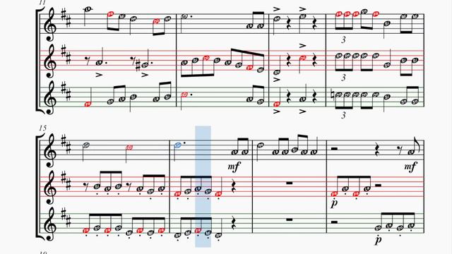 My Grandfather's Clock║DoReMi║Notas fáciles║Partitura║Trio║Flauta Violín Oboe смотреть онлайн