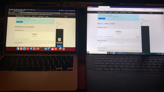 MacBook Air M1 Versus Dell XPS 15 Intel - Geekbench Compute смотреть онлайн