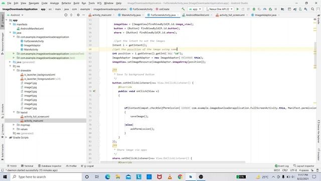 Implement Grid View in Android Studio with Save & Share Image Feature using Base Adapter || Part 1 смотреть онлайн