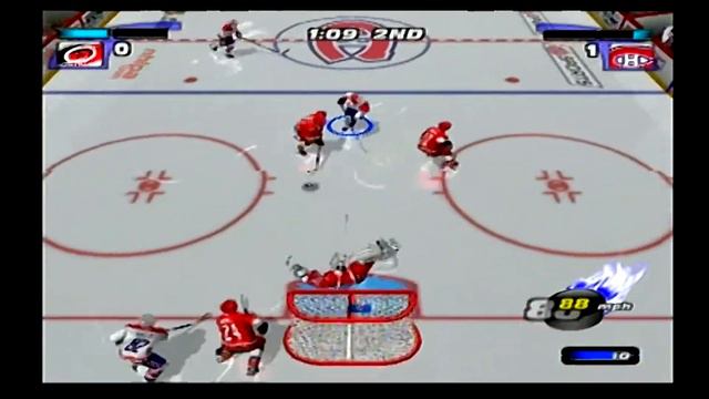 NHL Hitz 2003 PS2 Season mode Montreal Canadiens vs Carolina Hurricanes ep 1 смотреть онлайн