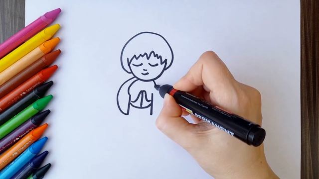 HOW TO DRAW ANGEL EASY | DRAW SO CUTE ANGEL STEP BY STEP | BEAUTIFUL ANGEL DRAWING смотреть онлайн