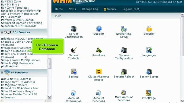 How to repair a MySQL database in WHM - Canadian Web Hosting смотреть онлайн