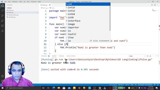 Golang Tutorials -3- Golang If else block | How to use if else in golang | Dr Vipin Classes смотреть онлайн