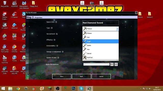 How to make a Minecraft Mod Using Mcreator - Red Diamond Ore смотреть онлайн